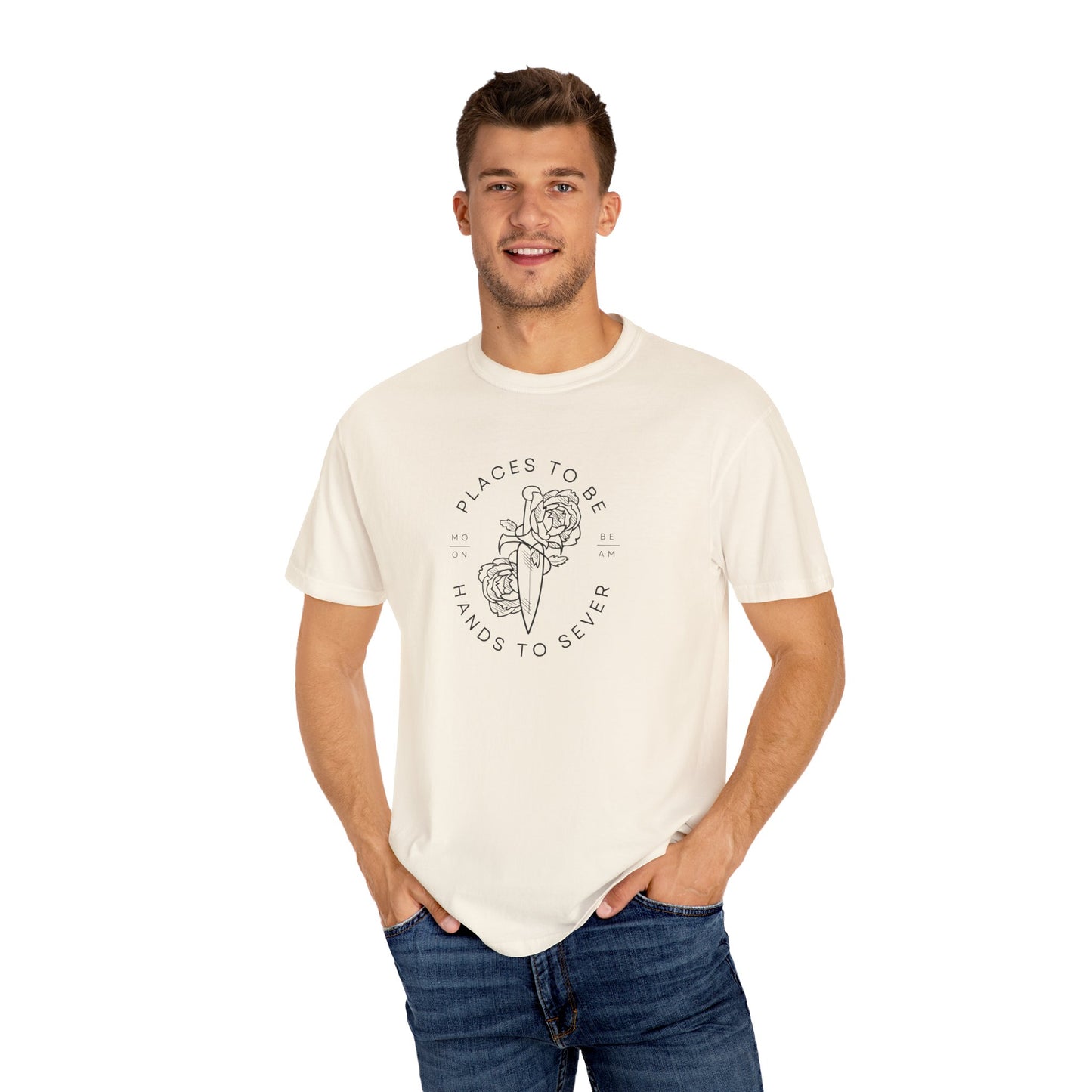 Raeve Quote Comfort Colors T-Shirt, When The Moon Hatched