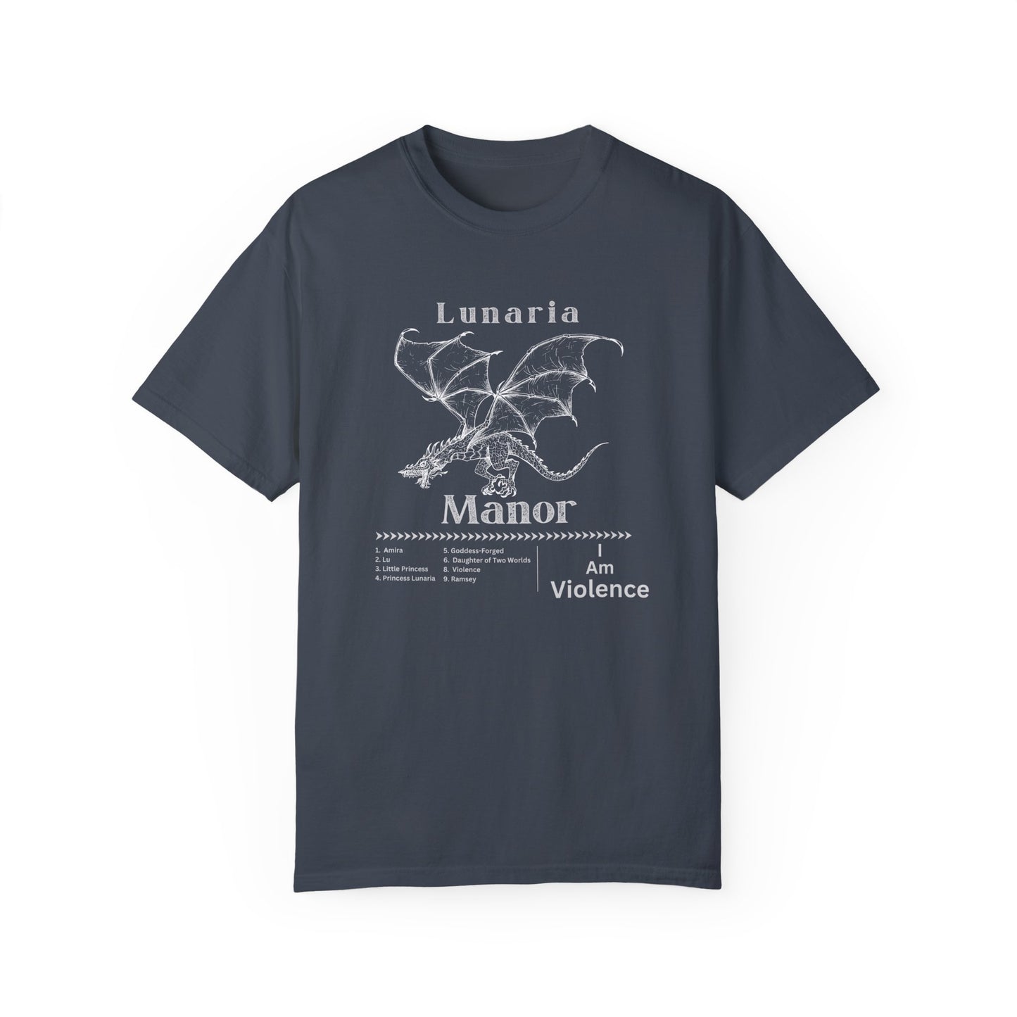 Lunaria’s Many Names Comfort Colors T-Shirt, The Unraveled Fate