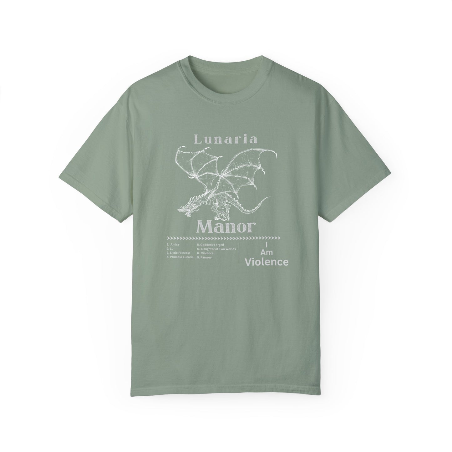 Lunaria’s Many Names Comfort Colors T-Shirt, The Unraveled Fate