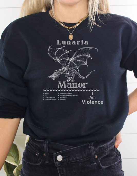 Lunaria’s Many Names Crewneck, The Unraveled Fate
