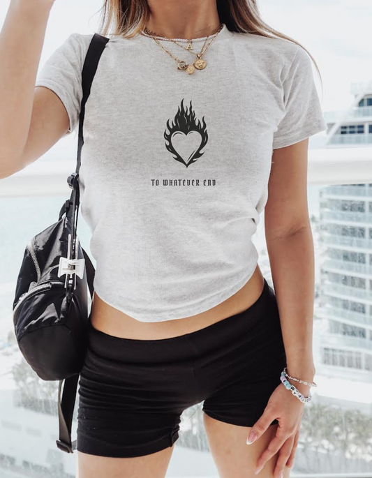 Fire Heart Baby Tee, Throne of Glass